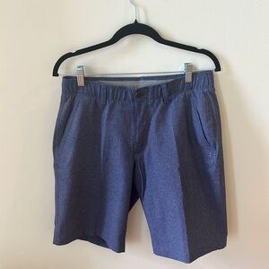 Men’s Blue Under Armour Casual Golf Shorts Size 32